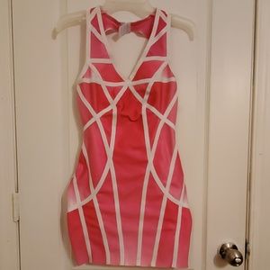 Pink Beautiful Cutest Mini Dress